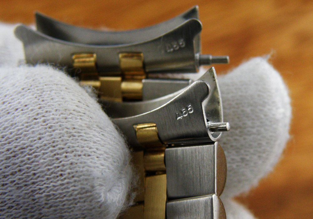 18K Solid Gold Combi Jubilee Bracelet Datejust Watch 16013 Band 62523