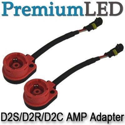2x D2S D2R D2C HID Wiring Harness Converters Adapter Plug Cable