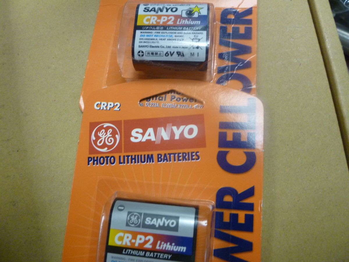 Batteries CRP2 Photo Lithium Battery Two Singles