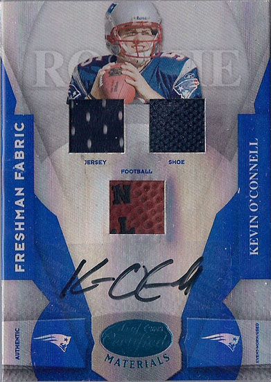 2008 Certified Materials Kevin OConnell Jersey Autograph New England