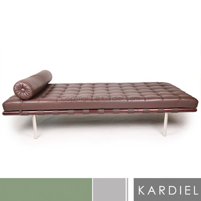 Barcelona Style Daybed Midcentury Sofa Loveseat Chair High Quality