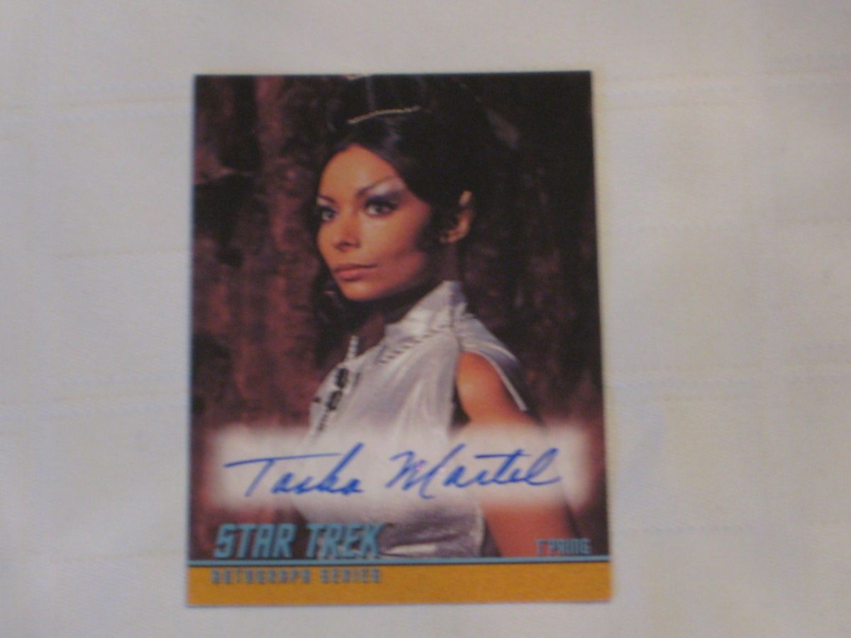 Star Trek Autographed Trading Card of Tasha Martel (TPring)
