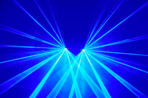   200mW 200mW 450nm Blue dj laser lighting DMX stage disco dj lights