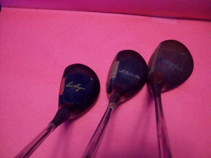 Ben Hogan Denny Shute Spoon and AJ Splading 4 Wood