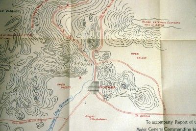 Spanish American War Map 1898 Battle of Guayama Puerto Rico Brig Gen