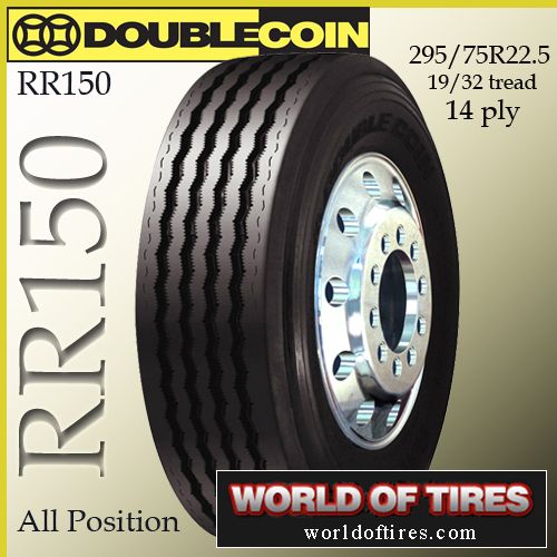  tires Double Coin RR150 295 75r22 5 semi truck tires 22 5 truck tires