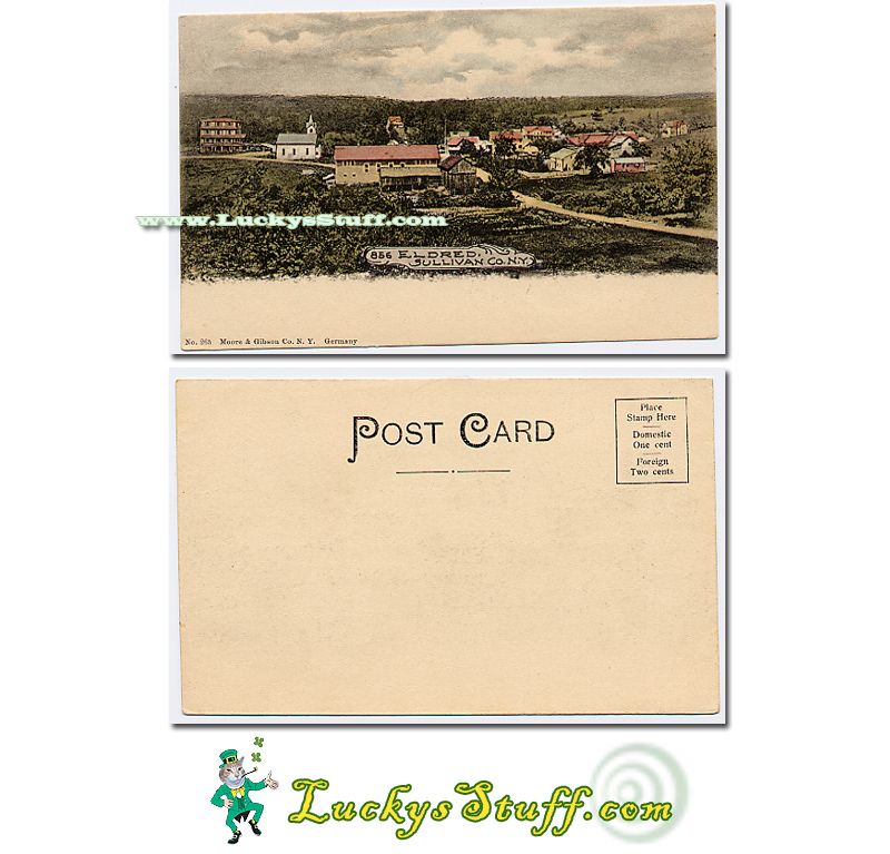 Eldred Sullivan County NY c1910 Postcard