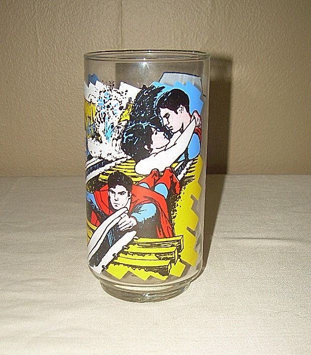 Vintage DC Comics Superman Pepsi Hero Collectors Series Glass Rescue