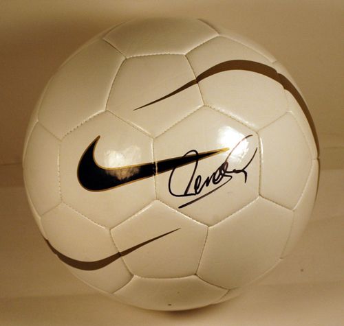 Fernando Torres Signed Auto Soccer Ball Spain World Cup