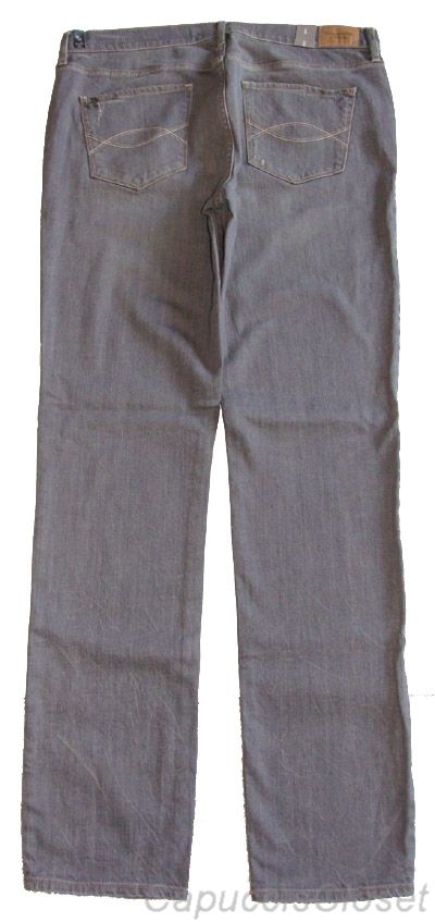 Abercrombie Womens Jeans Erin Skinny Denim Grey Jean Sz 12R 31 33 New