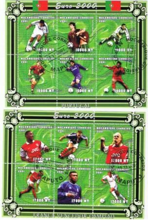 Soccer Portugal France Set of 2 SC 1421 1422 CV$14 00