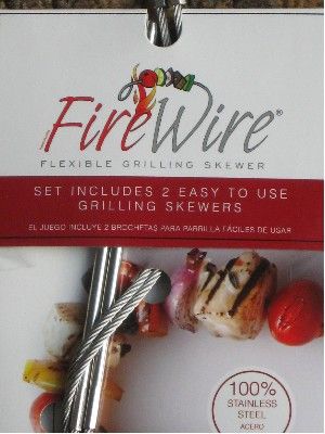 Fire Wire Stainless Steel Flexible Grilling Skewers