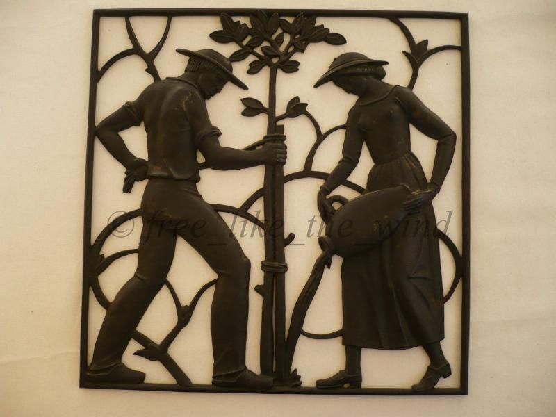  Lauchhammer Cast Iron Wall Panel Heinrich Moshage 1930s Buderus