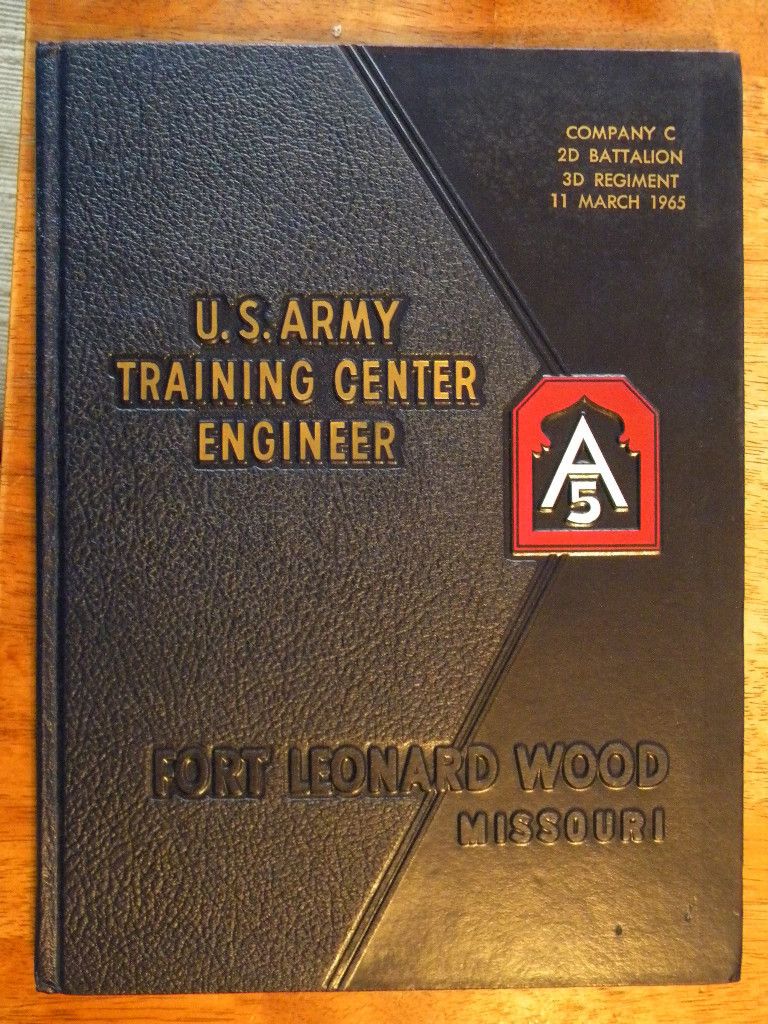1965 Yearbook US Army Training Fort Leonard Wood MO Old Missouri
