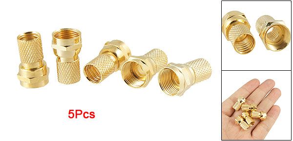 pcs RG59 F Type Twist On Coax Coaxial Cable Connector Plug Male