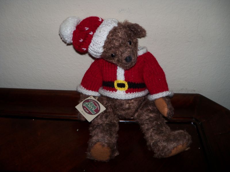 Ganz Cottage Collectibles Teddy Bear Santa Suit Bernie