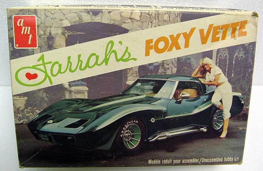George Barris Farrah Fawcett Corvette Voxy Vette AMT Kit MB
