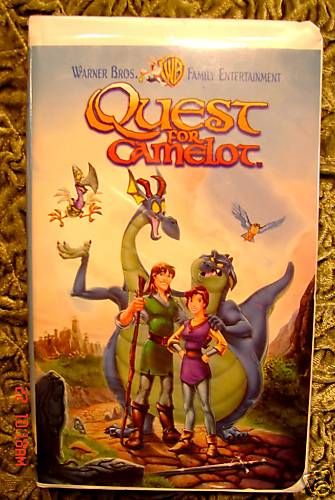 Quest for Camelot VHS Video Only $2 75 to SHIP 1 Movie $4 25 Ships