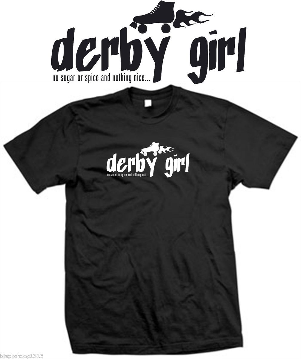Roller Derby Funny Womens Feminist Girl Power T Shirt