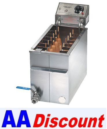 New Gold Medal Foot Long King Corn Dog Electric Fryer 50 lb Oil