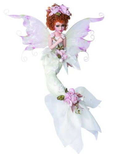 Sea Princess Mermaid Porcelain Doll Goldenvale Redhair