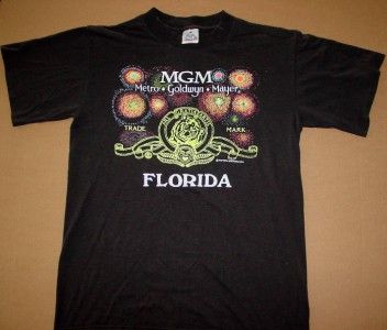 Vtg MGM Metro Goldwyn Mayer Shirt Medium Florida Disney