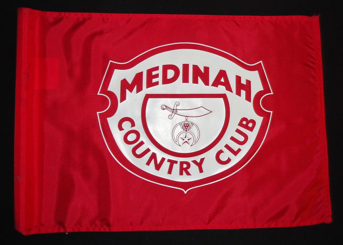 Medinah Course Used Golf Pin Flag Ryder Cup Masters Tiger Woods PGA