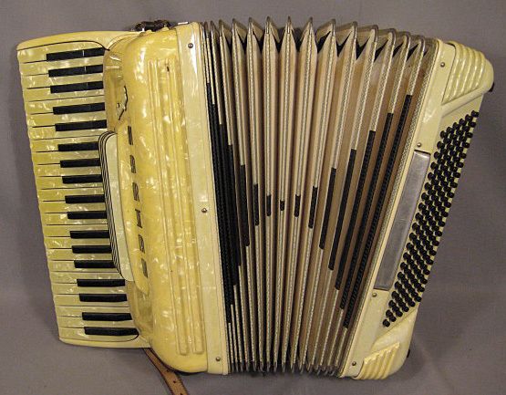Vintage Crucianelli Marian Accordion with Case Made In Italy by