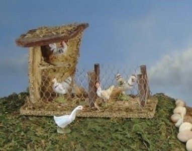 Fontanini Nativity BIRD SHELTER 56599 Village Building 5 Scale