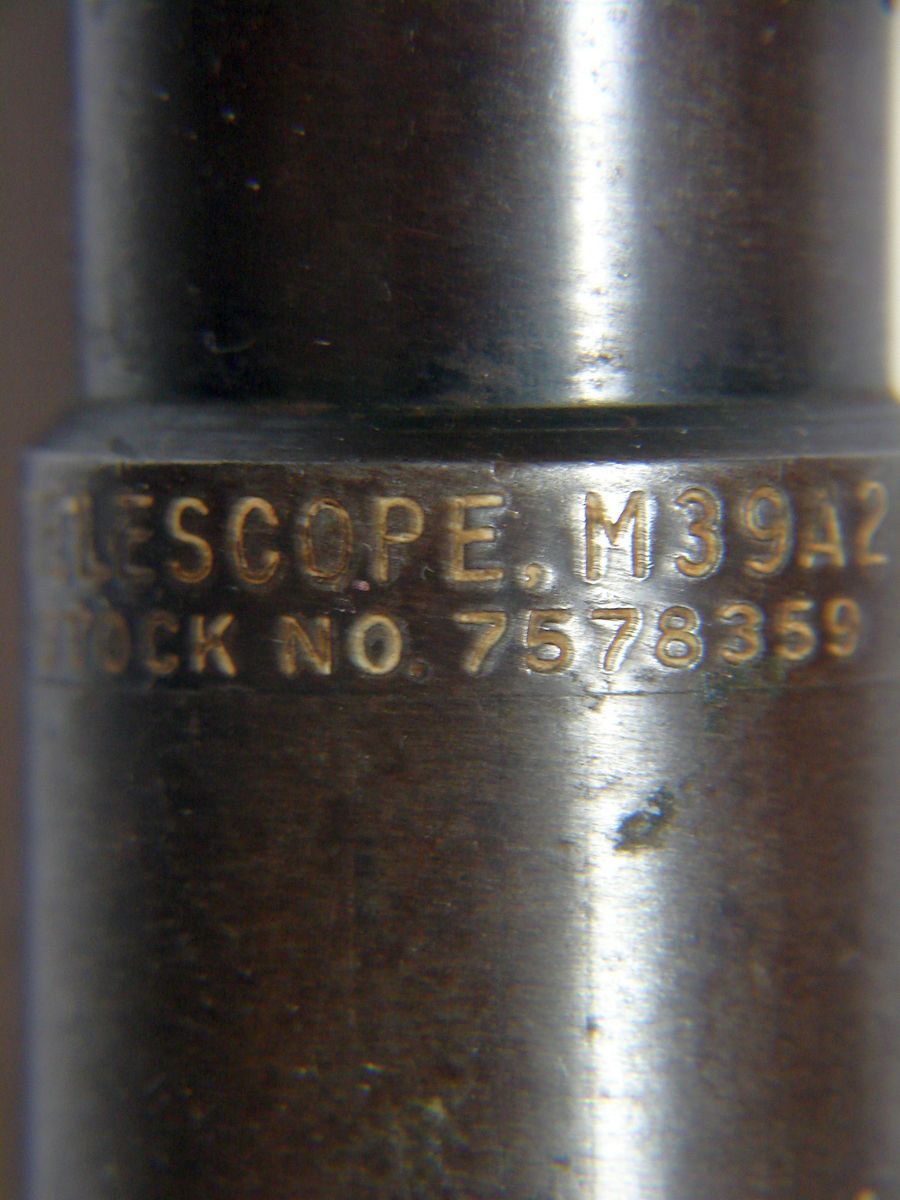 WW2 US M39A2 Telescope World War II Authentic