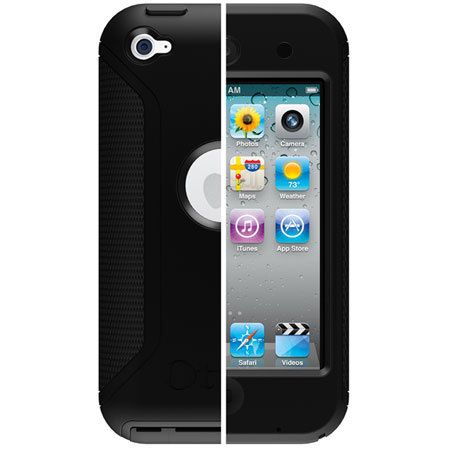 OTTERBOX DEFENDER CASE iPOD TOUCH 4th GENERATION BLACK BRAND NEW IN