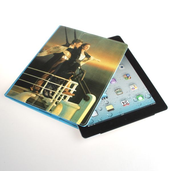  Magnetic PU Leather Folio Case Cover Holder for iPad2 3 4 Blue