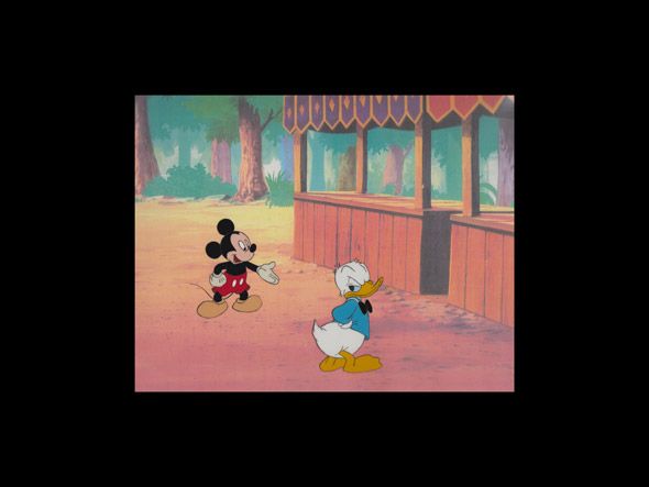 Disneys Mickey Mouse and Donald Duck Animation Production Cel