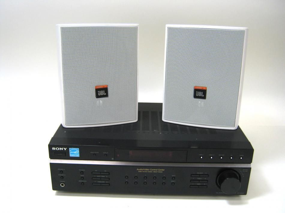  DE197 100 Watt Receiver with JBL Control 25 Outdoor Speakers