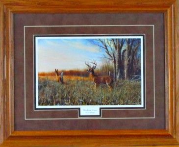 Jim Hansel Breaking Cover Deer Framed Print 21 x 17