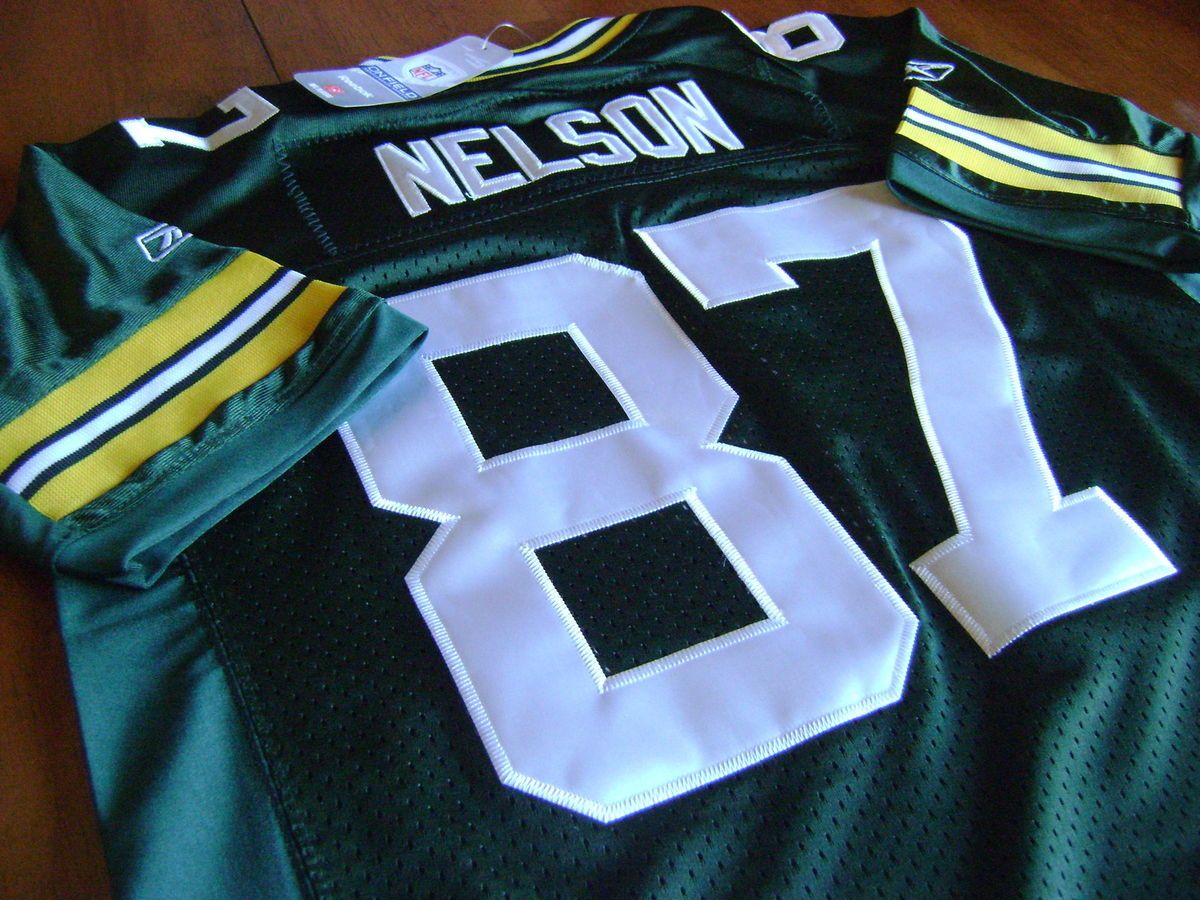 Jordy Nelson 87 Green Bay Packers Youth Jersey Size XL  