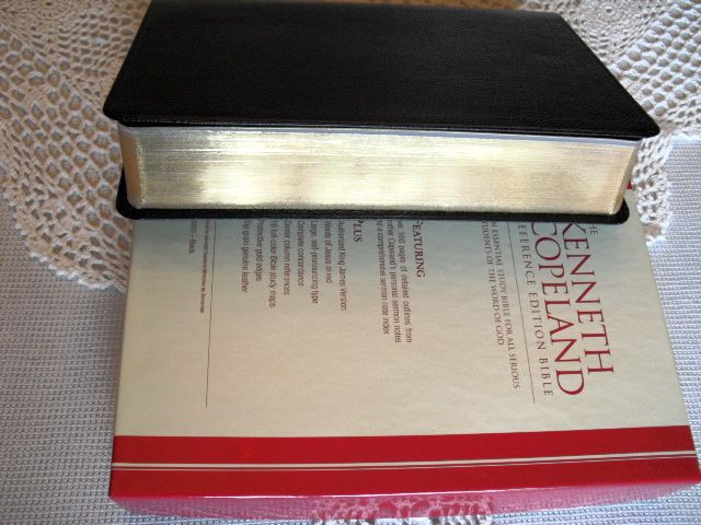 Kenneth Copeland Reference Bible Black Genuine Leather