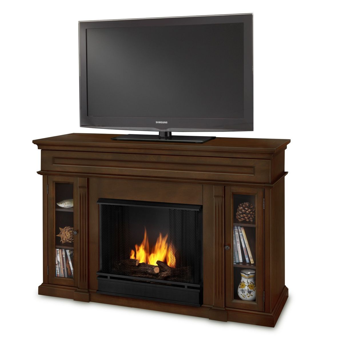 The Lannon Ventless Real Flame Gel Fireplace   Lannon Ventless Gel