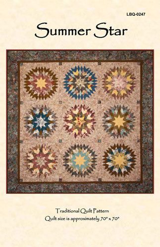Laundry Basket Quilts Summer Star Quilt Pattern