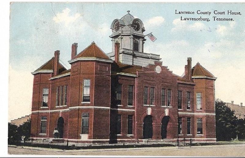 Tennessee TN Lawrenceburg Lawrence County Courthouse