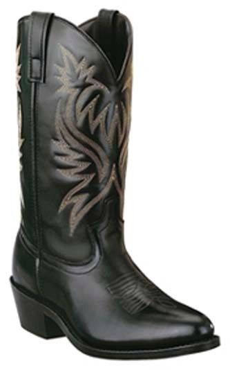 New Laredo Mens Black Leather Boots 10 M Style 4210