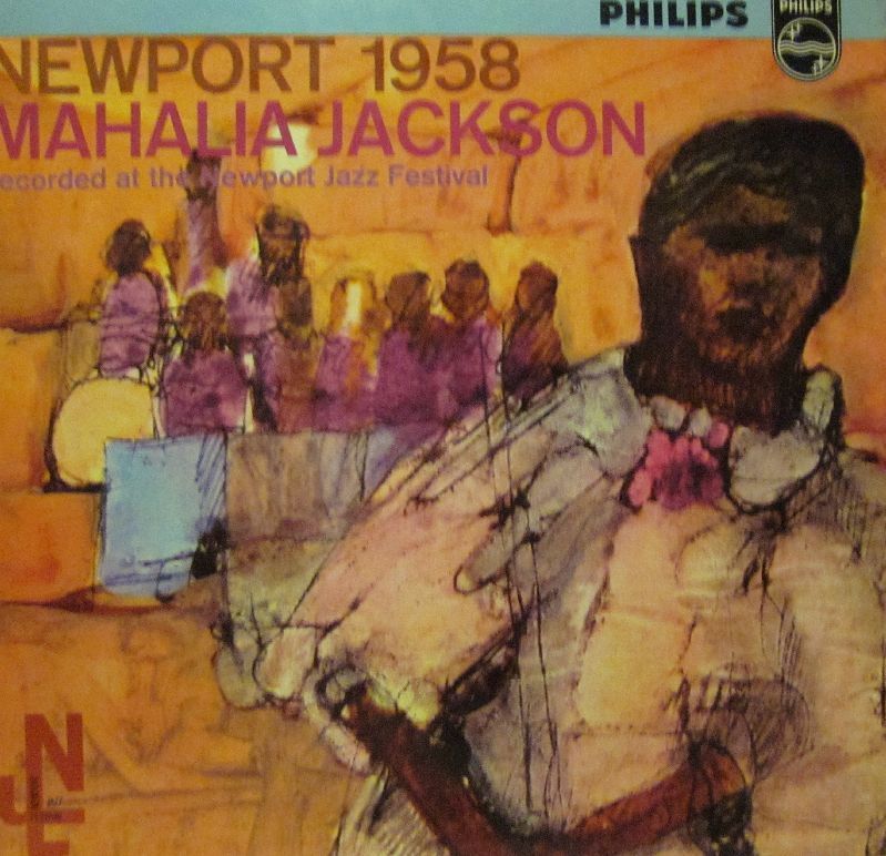 Mahalia Jackson Vinyl LP Newport 1958 Philips bbl 7289 UK EX VG