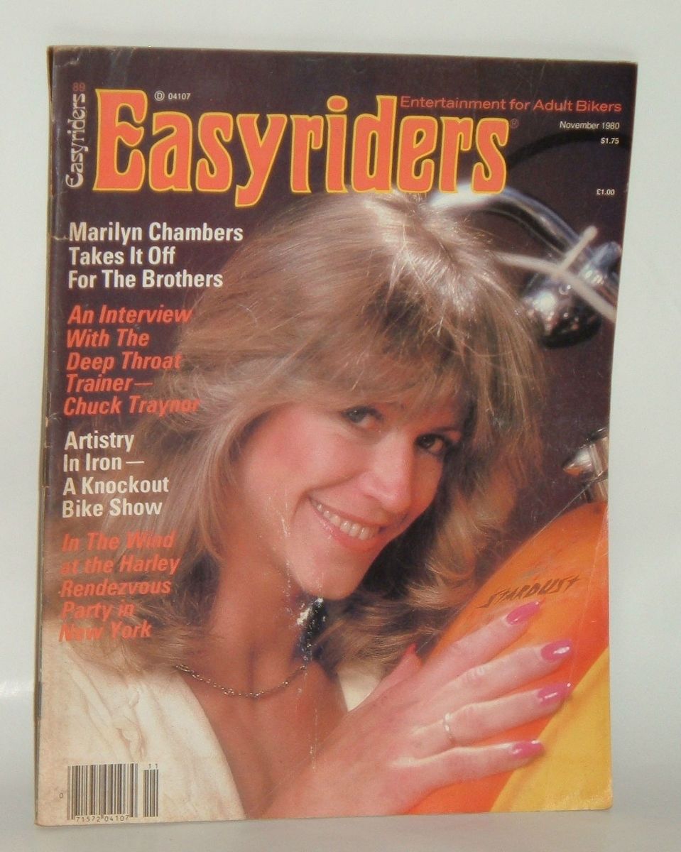 1980 EASYRIDERS MAGAZINE MARILYN CHAMBERS GOOD CONDITION NUMBER 89 452
