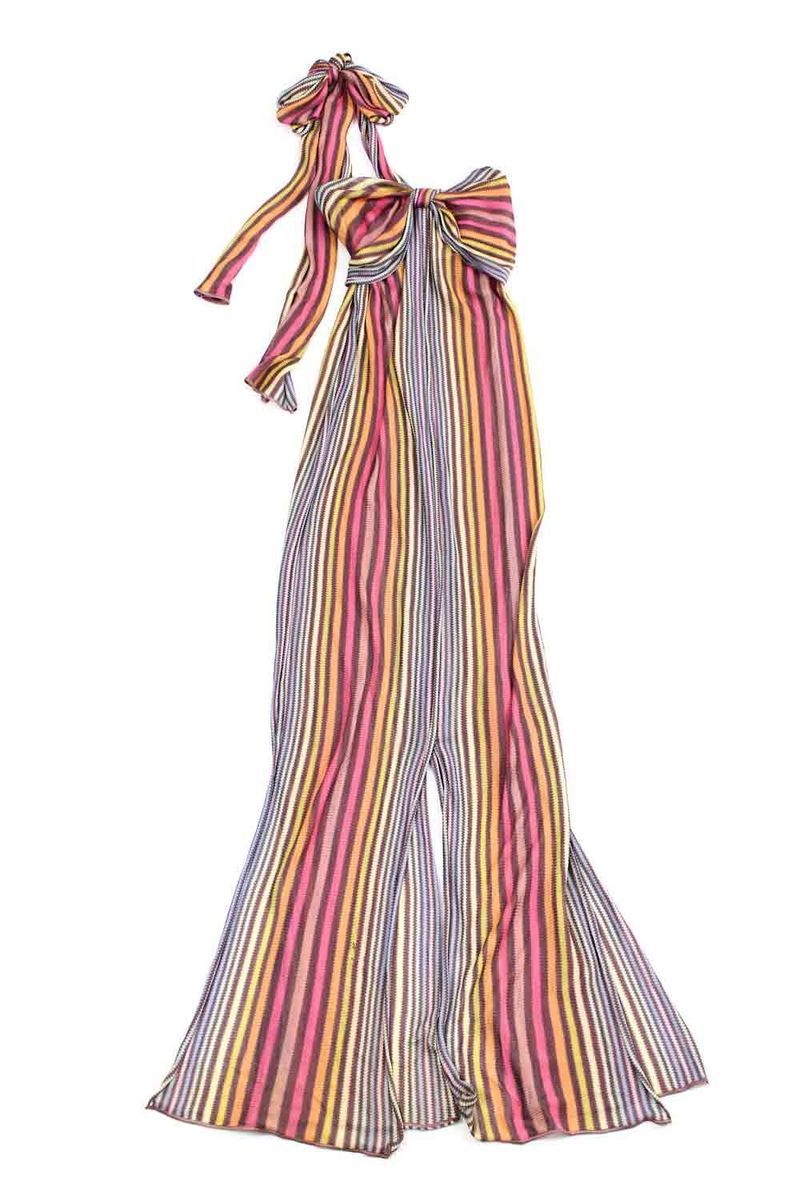 Missoni Striped Maxi Dress with Built in Bra
