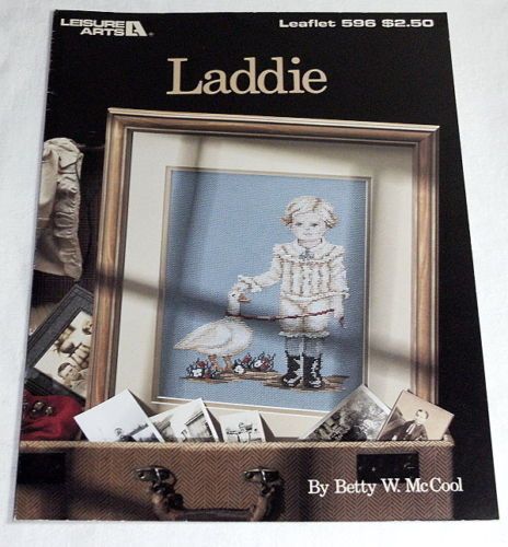 1988 Laddie Betty McCool Cross Stitch Leisure Arts 596