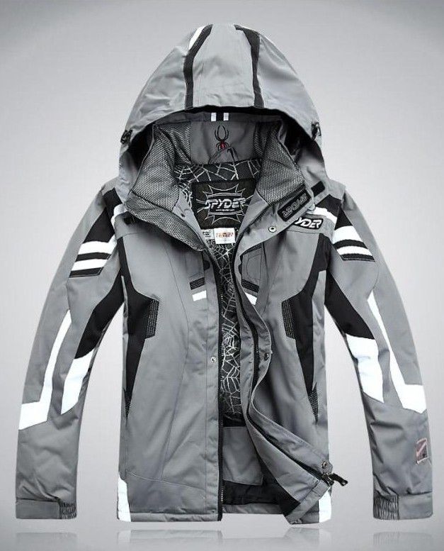 Grey Mens Ski Suit Jacket Coat Pants Snowboard Clothing s XXL EMS