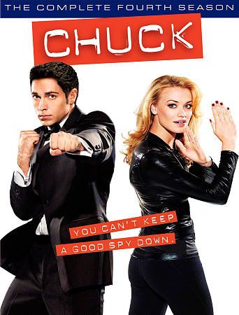 Chuck The Complete Fourth Season DVD, 2011, 5 Disc Set