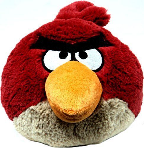 Angry Birds 16 Inch Big Soft Deluxe Plush With Sound (Red Bird)
