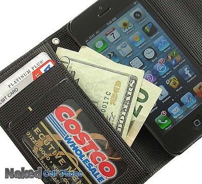 Newly listed BLACK CARBON FIBER WALLET CASE ID CREDIT CARD SLOT POUCH