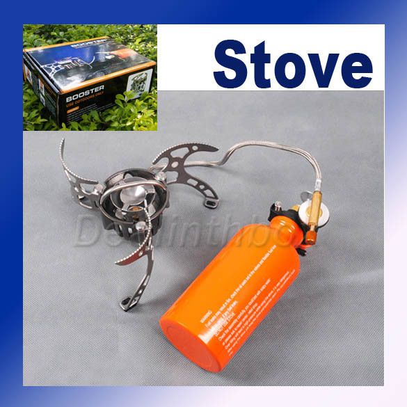 Outdoor Camping Stove Multi Fuel Backpacking Cookware